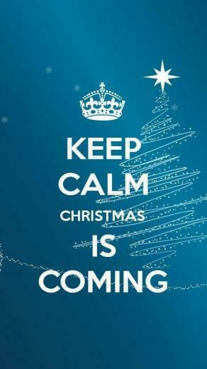 Keep Calm Christmas Is Coming iPhone Wallpaper HD