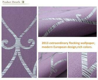 Wallpaper Buy Home Decor Modern Flocked