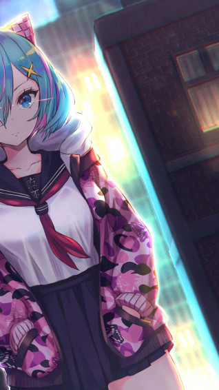 School Girl Wallpaper