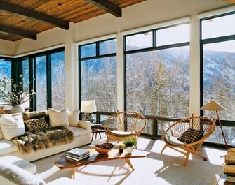 Aerin Lauder S Modern Winter Home In Aspen Stunning Mountain
