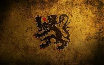 Flanders Lion Wallpaper For