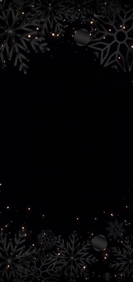 Black Christmas Phone Wallpaper