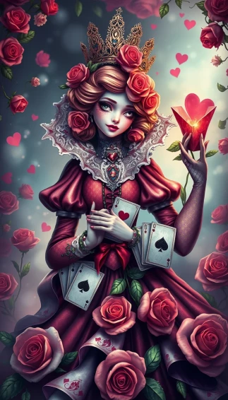 Queen Of Hearts Wallpaper