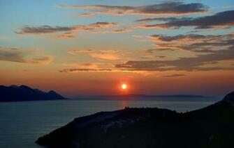 Wallpaper Sea Clouds Sunset Croatia Dubrovnik Image For
