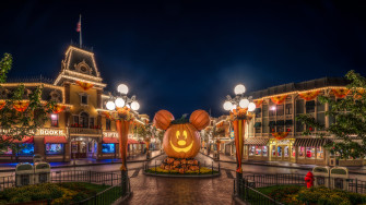 Image Anaheim California Disneyland Usa HDr Pumpkin