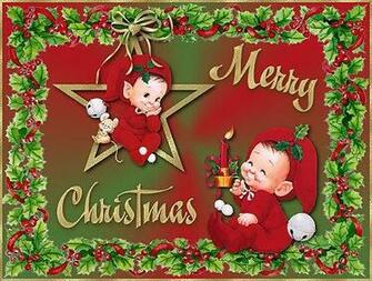 Christmas Wallpaper Elves