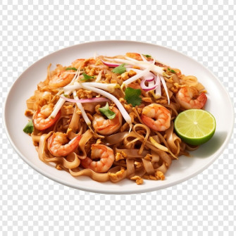 Pad Thai Isol Sur Un Fond Transparent Wallpaper
