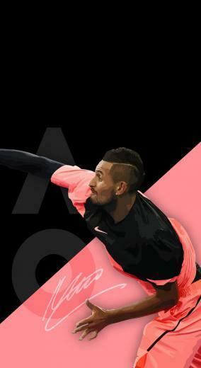 Nick Kyrgios Ao Lava Edition iPhone X Wallpaper Rf