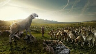 Funny Sheep Wallpaper