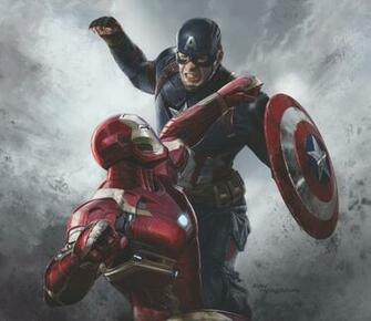 Iron Man Vs Captain America Wallpaper