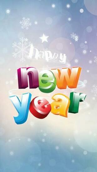 New Year iPhone5 Wallpaper Jpg