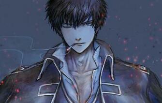 Wallpaper Look Anime Art Guy Gintama Hijikata Toushirou