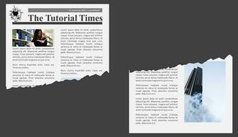 Powerpoint Tutorial For A Torn Paper Effect