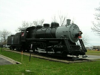 Old Black Locomotive Wallpaper