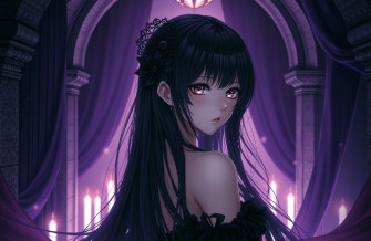 Dark Anime Girl Wallpaper