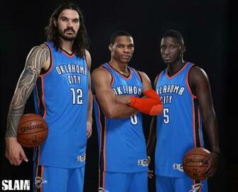 Russell Westbrook Victor Oladipo And Steven Adams Cover