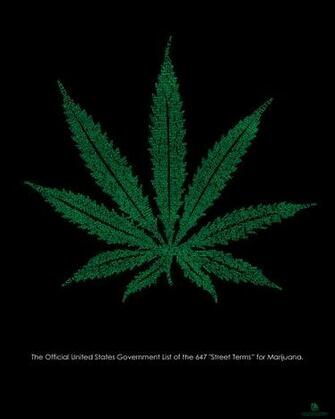 Awesome Marijuana Leaf Poster Hail Mary Jane