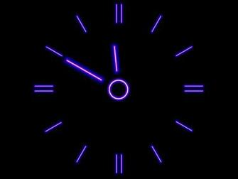 Desktop Screensaver Radiant Clock Live Wallpaper