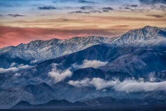 Cloudy Mountain Badwater Basin Death Valley National Park