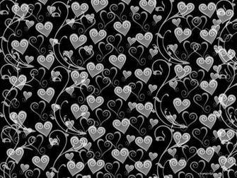 Black And White Heart Wallpaper