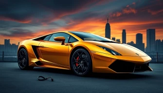 Gold Lamborghini Wallpaper