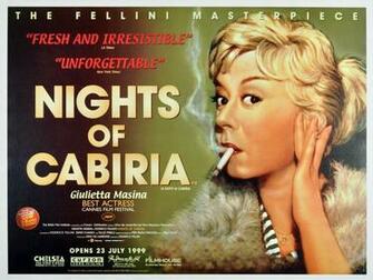Nights Of Cabiria Album Case Film Posters