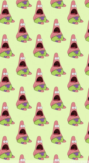 Patrick Star Wallpaper iPhone Laughing Spongebob