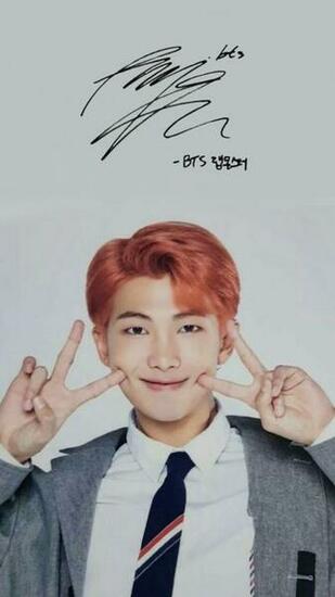 Wallpaper Rm Bts I Heart Kim Namjoon Boys