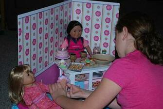 American Doll House For Girl Dolls