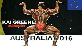 Kai Greene Posing Children On The Edge Wallpaper