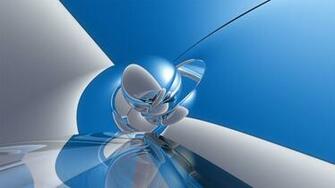 HD Wallpaper Figure Glossy Surface Shine