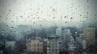 Rain Window Background Net