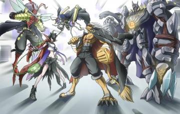 Digimon Banchoteam Banchostingmon Bancholilymon Banchomamemon