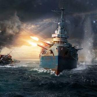 World Of Warships Full HD Widescreen Wallpaper For Desktop