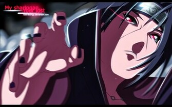 Uchiha Itachi Sharingan Eyes Akatsuki Anime Wallpaper HD G01 Male
