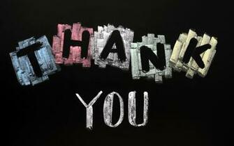 Thank You Black Theme Wallpaper HD Rocks