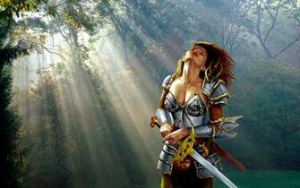 Mulher Guerreira Vetor