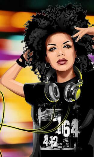 3d Night Club Girl Dacing Style Samsung Mobile Wallpaper