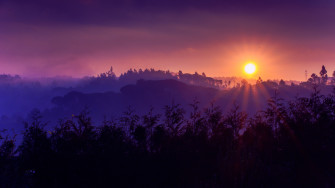 Wallpaper 4k Beautiful Morning Landscape Sky Cloud