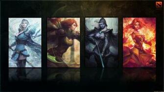 I Made A Wallpaper Based Off Of Stanley Lau Dota2 Heroines