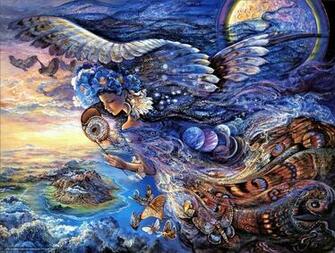 Wallpaper Josephine Wall Girl Birds