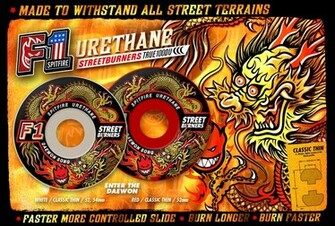 Spitfire Skateboards Wallpaper 52mm Wheels