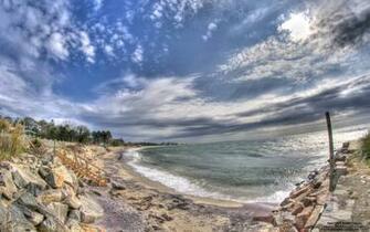 Sunny Beach Wallpaper Kicking Designs