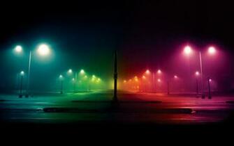 Colorful City Lights Wallpaper
