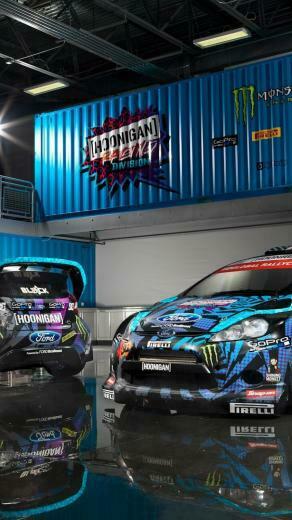 Gymkhana Fiesta Wrc Rally Car Hoonigan Wallpaper