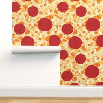 Pepperoni Pizza On Isobar By Rosalarian Roostery Home Decor