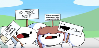 Jontron If He Was A Background Protestor In The Newest Theodd1sout