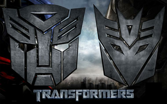 3d Autobot And Decepticon Logo By Td0615