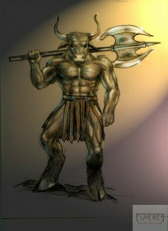 Outstanding Minotaur Wallpaper