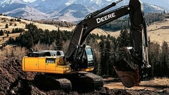 John Deere 350g Excavator Wallpaper